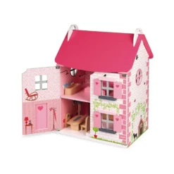 Janod Maison De Poupée - Mademoiselle 12 Janod Maison De Poupée - Mademoiselle -Magasin De Jouets En Bois maison de poupees mademoiselle bois 2