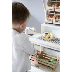 Small Foot Marchande Modulable - Ma Petite épicerie -Magasin De Jouets En Bois marchande modulable ma petite epicerie bois 3
