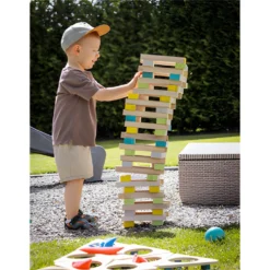 Small Foot Méga Tour Chancelante 10 Small Foot Méga Tour Chancelante -Magasin De Jouets En Bois mega tour chancelante bois 2