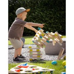 Small Foot Méga Tour Chancelante 12 Small Foot Méga Tour Chancelante -Magasin De Jouets En Bois mega tour chancelante bois 4