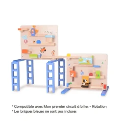 Mon Premier Circuit à Billes - Retournement 18 Mon Premier Circuit à Billes - Retournement -Magasin De Jouets En Bois mon premier circuit a billes en bois retournement 8