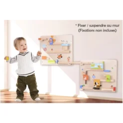 Mon Premier Circuit à Billes - Retournement 19 Mon Premier Circuit à Billes - Retournement -Magasin De Jouets En Bois mon premier circuit a billes en bois retournement 9