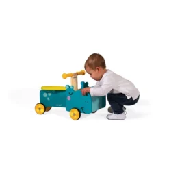 Janod Porteur Hippo -Magasin De Jouets En Bois porteur hippo bois 7