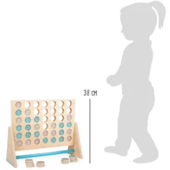 Small Foot Puissance 4 Couleurs Pastel XXL -Magasin De Jouets En Bois puissance 4 couleurs pastel en bois 5