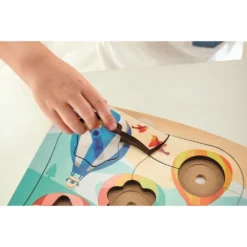 Puzzle 11 Pcs - Vol En Montgolfière -Magasin De Jouets En Bois puzzle 11 pcs vol en montgolfiere bois 4