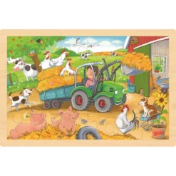 Goki Puzzle 24 Pcs - À La Ferme