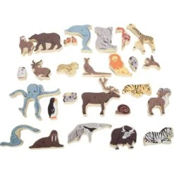 Small Foot Puzzle 26 Pcs - L'alphabet Des Animaux -Magasin De Jouets En Bois puzzle 26 pcs l alphabet des animaux bois 7