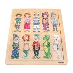 Beleduc Puzzle 30 Pcs - Méli-mélo -Magasin De Jouets En Bois puzzle 30 pcs meli melo bois 2