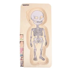 Beleduc Puzzle 29 Pcs - À La Découverte Du Corps Humain -Magasin De Jouets En Bois puzzle a la decouverte du corps humain bois 15