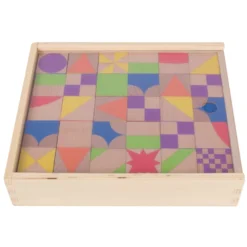 Beleduc Puzzle Cubes - Mosaïque -Magasin De Jouets En Bois puzzle cubes mosaique bois 15