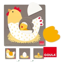 Puzzle - De La Poule Au Poussin
