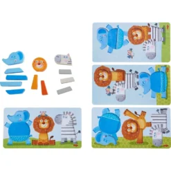 Haba Puzzle - Les 3 Amis Acrobates -Magasin De Jouets En Bois puzzle les 3 amis acrobates bois 2