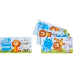 Haba Puzzle - Les 3 Amis Acrobates -Magasin De Jouets En Bois puzzle les 3 amis acrobates bois 4