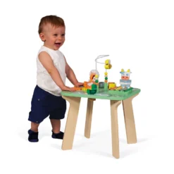 Janod Table D'activités Jolie Prairie -Magasin De Jouets En Bois table d activites jolie prairie bois 2