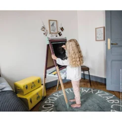 Janod Tableau Réglable Taupe Et Vert -Magasin De Jouets En Bois tableau reglable taupe et vert bois 6