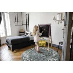 Janod Tableau Réglable Taupe Et Vert -Magasin De Jouets En Bois tableau reglable taupe et vert bois 7