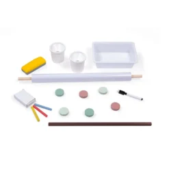 Janod Tableau Réglable Taupe Et Vert -Magasin De Jouets En Bois tableau reglable taupe et vert bois 9