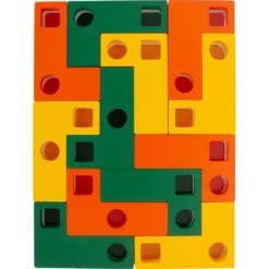 Small Foot Tetris Géométrique Coloré 9 Small Foot Tetris Géométrique Coloré -Magasin De Jouets En Bois tetris geometrique colore bois 3
