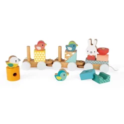 Janod Train Pure à Tirer -Magasin De Jouets En Bois train pure bois 2