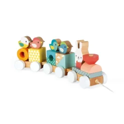 Janod Train Pure à Tirer -Magasin De Jouets En Bois train pure bois 4