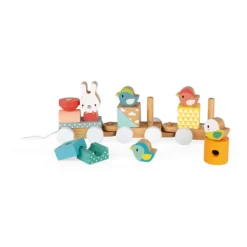 Janod Train Pure à Tirer -Magasin De Jouets En Bois train pure bois 7