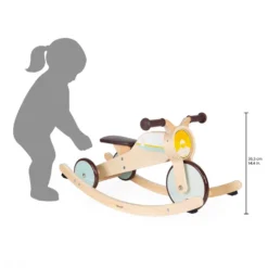 Janod Tricycle 2 En 1 à Bascule -Magasin De Jouets En Bois tricycle 2 en 1 a bascule bois 11
