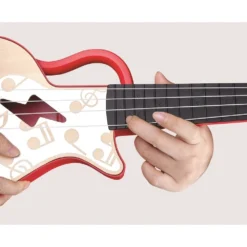 Ukulélé électrique -Magasin De Jouets En Bois ukulele electrique bois 12